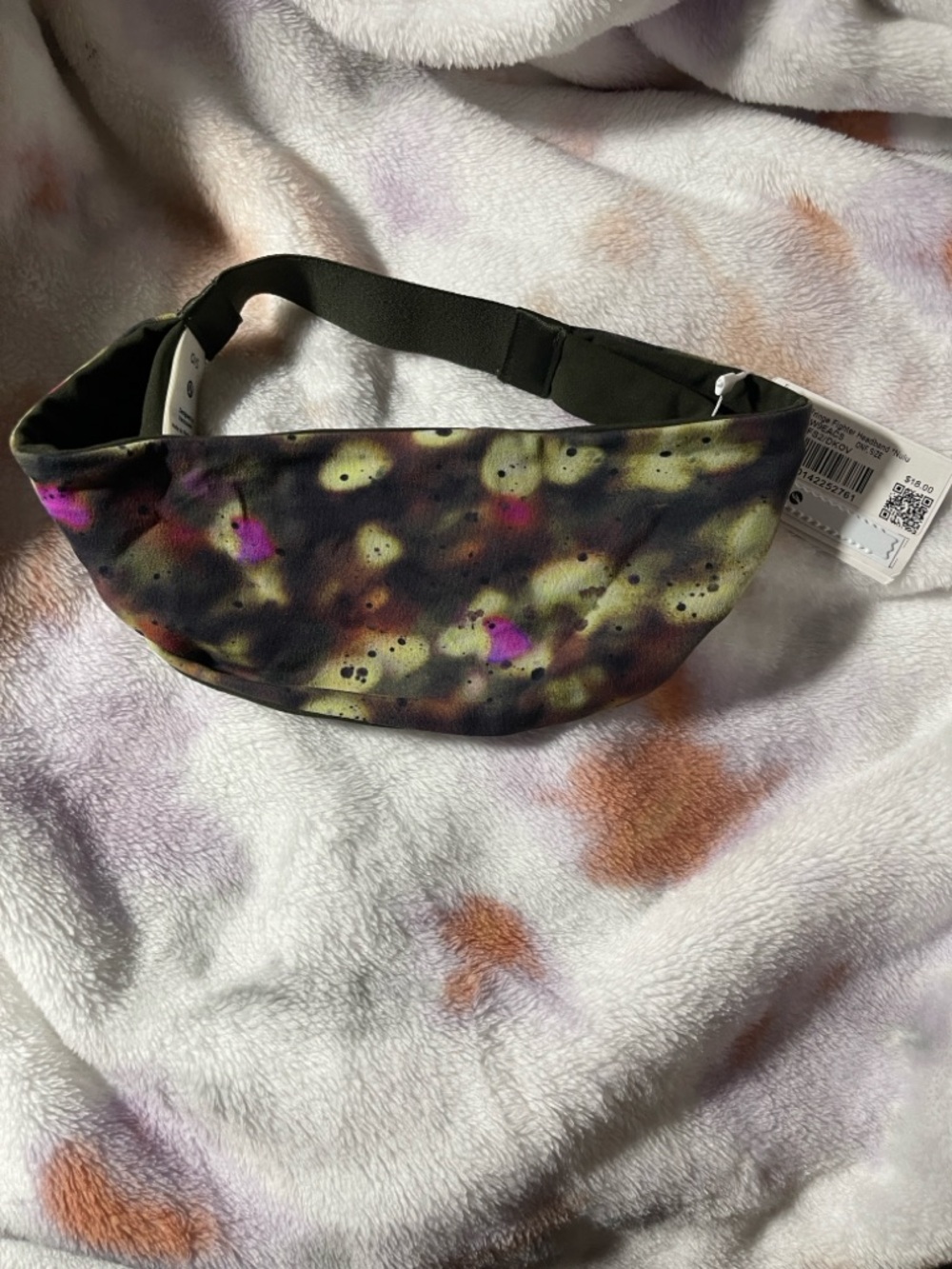 lululemon athletica Olive Green Adjustable Sports Headband